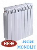 Радиатор биметаллический RIFAR МONOLIT (боковое подключение) 500/14 секций с доставкой в Нижний Тагил