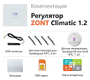 ZONT Climatic 1.2 Погодозависимый автоматический GSM / Wi-Fi регулятор (1 ГВС + 2 прямых/смесительных) с доставкой в Нижний Тагил